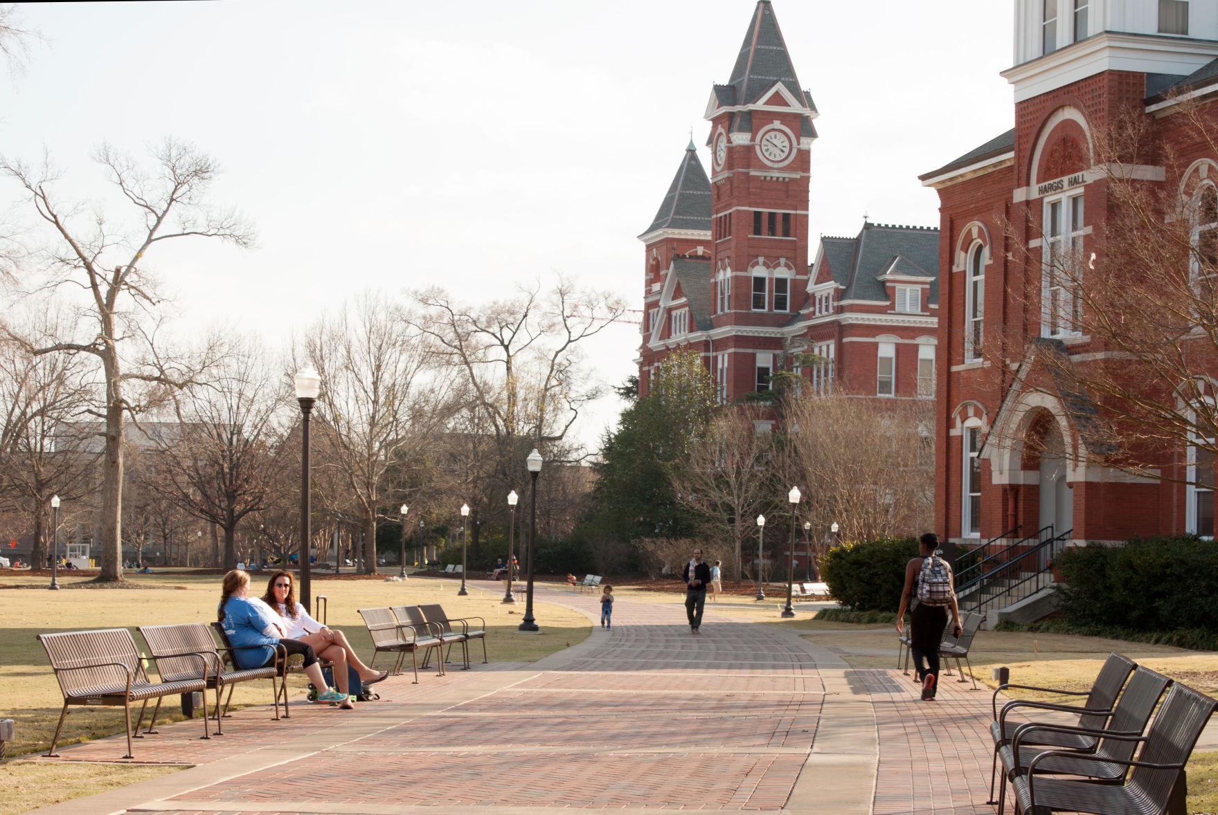 Students on campus